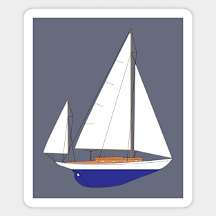 Concordia Yawl Sailboat Magnet